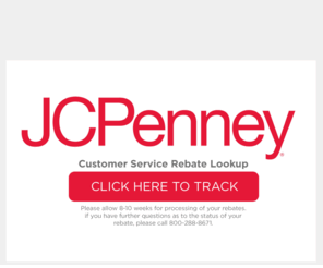 jcprebates: JCPenney | Customer Service Rebate Lookup