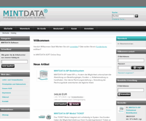 mintdata-soft.de: MINTDATA Online Shop
MINTDATA-ISP bestellsystem für Internet Service Provider u. Hoster