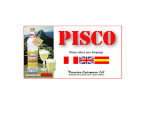 peruvianenterprises.com: Pisco uk
<strong>  Sole Importer & Distributor of  Pisco SOLDEICA </strong> . Pisco is a natural product originating from distilled fermented grape juice from selected grapes grown in the rich wine region of the Ica Valley - around the Pisco and Ica rivers - located three hundred kilometres south of Lima, the capital city of Peru.