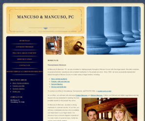 pocono-attorney.com: Stroudsburg Pennsylvania Personal Injury Attorneys Family Law Probate Lawyers Mount Pocono Barrett PA
Contact Mancuso & Mancuso, PC in Stroudsburg, PA, for help with personal injury, estate planning and family law matters.