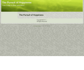 thepursuitofhoppiness.com: The Pursuit of Hoppiness
Beer, Breweries, Brewpubs