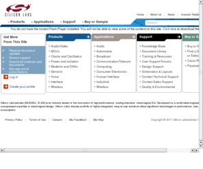 infrared-integration.com: Silicon Labs - leader in high-performance, analog-intensive, mixed-signal ICs.
Silicon Labs is a leader in high-performance, analog-intensive, mixed-signal ICs. The company has a diverse portfolio including 8-bit MCUs, broadcast audio and video solutions, embedded modems and clocks and oscillators.