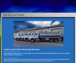 ulwr-inc.com: United Liquid Waste Recycling - Clyman, WI
United Liquid Waste Recycling, Inc. owns and operates a recycling facility, located at N2797 STH 26, Clyman, Wisconsin serving the Midwest.