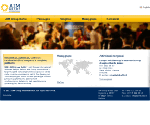 dmcbaltics.com: Konferencijų organizavimas - UAB "AIM Group Baltic"
