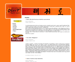 taekwondo-osvit.hr: Dobrodošli
Joomla! - the dynamic portal engine and content management system