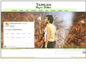 tarkancoll.com: Tarkan Coll.com | Tarkan | Adımı Kalbine Yaz
Tarkan koleksiyonu sitesi En geniş Tarkan arşivi. Tarkan Forum. The biggest Tarkan archieve, you can find whatever you need relating to Tarkan. Vay Anam Vay Dedikodu İstanbul Ağlıyor Hop Hop Dilli Düdük Bam Teli Haber