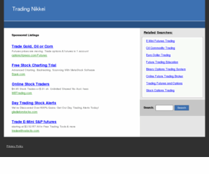 tradingnikkei.com: Trading Nikkei
Trading Nikkei on WN Network delivers the latest Videos and Editable pages for News & Events, including Entertainment, Music, Sports, Science and more, Sign up and share your playlists.