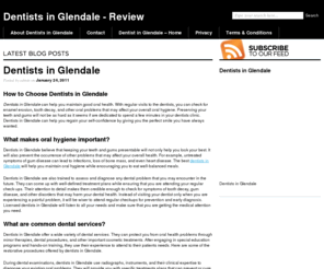 dentistsinglendale.com: Dentists in Glendale - How to Choose Dentists in Glendale
Don't contact any dentists in Glendale before you read our review.