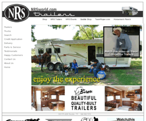 nrstrailerstore.com: NRS Trailers - formerly Bonded Trailers - Horse trailers, flatbed trailers, cargo trailers, motorcycle trailers, truck beds.
NRS Trailers - formerly Bonded Trailers - Horse trailers, flatbed trailers, cargo trailers, motorcycle trailers, truck beds. Cherokee trailers, CM Trailers, Trail Boss Conversions, Trails West Trailers, Cimarron Trailers, Continental Cargo Trailers. Enclosed trailers, toy haulers, stock trailers, ATV trailers, used trailers, Dallas, Ft. Worth, Sierra interiors.