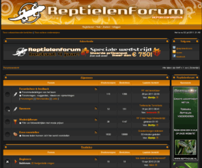 reptielen-forum.nl: Reptielenforum - Forumoverzicht
Reptielenforum voor en door echte liefhebbers. Boordevol informatie en ervaringen, actueel reptielen nieuws, kennisbank en fotowedstrijden. Meldt je ook aan en deel je passie met anderen!