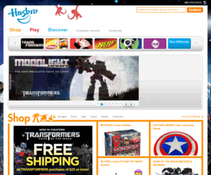 goofygolf.com: Hasbro Toys, Games, Action Figures and More...
Hasbro Toys, Games, Action Figures, Board Games, Digital Games, Online Games, and more...