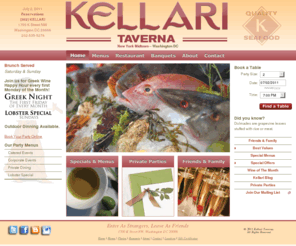 kellaridc.com: Kellari Washington DC Greek Cuisine Restaurant
202, Kellari taverna, Greek restaurant DC, the perfect place for lunch, business meetings and intimate dinner events, serving the best Mediterranean Greek Seafood, we host wedding receptions, Bar Mitzvahs, Bat Mitzvahs, Corporate events, and affairs of all kinds.