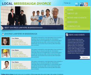 localmississaugadivorcelawyer.com: Local Mississauga Divorce Lawyer exclusive listings guaranteed to be relevent to the area your are looking for. Look no further for your divorce lawyer in Mississauga as we have listed several divorce lawyers that are guaranteed to be in Mississauga.
Find your Local Mississauga Divorce Lawyer here. Look no further as we have listed three of the best exclusive affordable divorce lawyers in Mississauga, guaranteeing that you find a divorce lawyer that is right in your vicinity. We save you the headache of looking around and having to travel outside of your area.