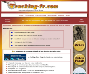 tracking-fr.com: Tracking-fr.com: statistiques gratuites tracking de lien
Statistiques gratuites de suivi des liens et de tracking