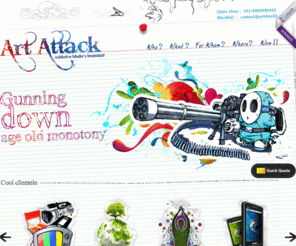 artattackk.com: Web Design Delhi - Art Website Design India | Art Website Design Company India | Art Gallery Website Design India | Artist Website Development India - Art Attack
Art Attack is an art based company in India. It provides online services for every artist. One of the primary services offered in website design.  Art Attack is a portal where specialized talent like photography and painting gets an online art gallery for itself. Websites are extremely important for artist like photographers, painters etc.