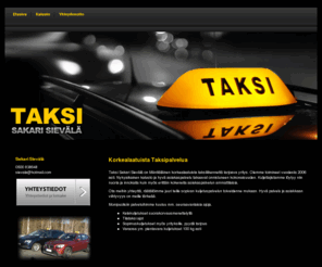 taksisakarisievala.com: Taksi, Tilataksi Mänttä - Taksi Sakari Sievälä
