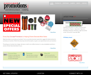 conceptpromotionsinc.com: Concept Promotions Inc.
Concept Promotions - Need new ideas to promote your business? Let our promotional product specialists suggest the latest products to promote your business. We do this every day and are the experts, so give us an opportunity to earn your business.