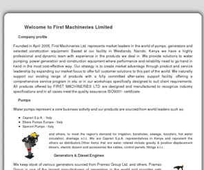 firstmachineries.com: First Machineries Limited
we sell machinary