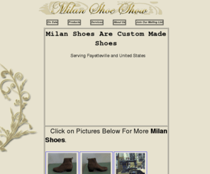 milanshoeshow.com: Custom Shoes and Designer Shoes - Fayetteville, Lumberton - Milan's  Custom Made Shoes & Repairs
Custom Shoes, Designer Shoes And Shoe Repairs