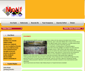 motiftemizlik.com: MOTİF HALI YIKAMA
Motif Halı Yıkama Fabrikası