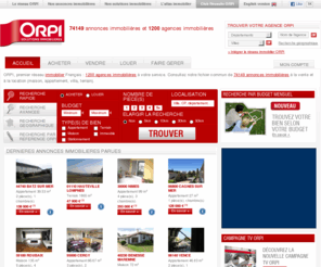 orpi-caen-cabinetpascalblot.com: Immobilier, agences immobilières Orpi - Petites annonces immobilières
Annonces immobilières, agence immobiliere. ORPI, 1er réseau français d'agences immobilières propose ses annonces immobilières de location, vente, achat de maison, appartement, studio, garage, ... Système alerte mail pour vos annonces.