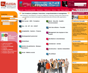 elegia.fr: Formation Professionnelle et Formation Continue pour Employés et Cadres | Elegia
Plus de 500 formations professionnelles immédiatement opérationnelles pour enrichir les acquis et savoir-faire de votre entreprise.