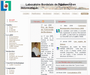 labri.fr: LaBRI - Laboratoire Bordelais de Recherche en Informatique
