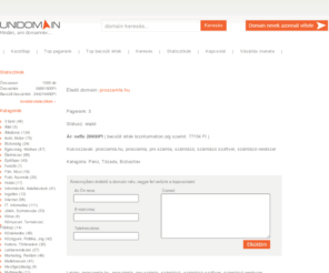 proszamla.hu: Unidomain - proszamla.hu
proszamla.hu, proszámla, pro számla, számlázó, számlázó szoftver, számlázó rendszer