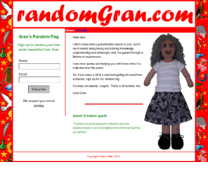 randomgran.com: Gran's Random Rag
Gran's random rag