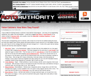 rotoauthority.com: Fantasy Baseball - Roto Authority
Fantasy Baseball at RotoAuthority.com.