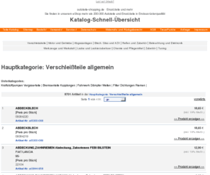 xxl-autoteile.de:  autoteile-shopping.de
 Autoteile, Ersatzteile | über 200.000 Marken-Neuteile | Autoersatzteile für viele Fahrzeuge | Teile-Suche über Schlüsselnummer oder KFZ | Bremse Auspuff Kupplung Riemen Lichtmaschine Stoßstange