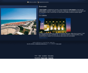 hotelcristallo-pu.com: Hotel Cristallo albergo - Fano - Visual Site
L'Hotel Cristallo, completamente rinnovato, è situato direttamente sulla spiaggia e a due passi dal centro storico.  L'ambiente, tranquillo e confortevole, è l'ideale per una vacanza in terra marchigiana, per chi vuole godersi il mare, ma anche per chi vuole scoprire le bellezze artistiche di questa regione.