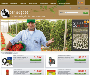 snaper.es: Snaper, S.C. - Snaper - La tienda on-line que te ayuda
La mayor variedad de suministros On-line para Jardineria, Agricultura y Ganaderia. Herramientas, Semillas, Equipos de trabajo.Envio 24 h.- T.+34 972 501 494