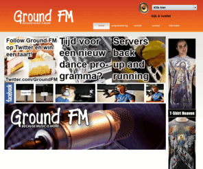 groundfm.nl: Home - Ground FM, Because Music Is More
