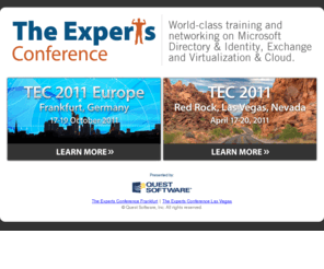 tec2011.com: The Experts Conference
