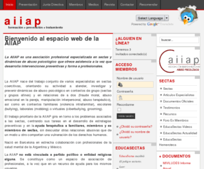 aiiap.org: Bienvenido al sitio web de la AIIAP
AIIAP, Asociación Iberoamericana para la Investigación del Abuso Psicológico