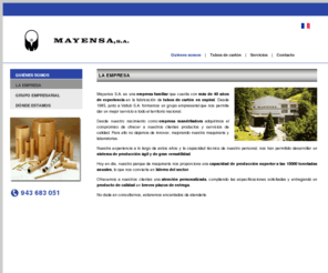 mayensa.com: Fabricante de Tubos de Cartón en Espiral - Mandriles - Mayensa S.A.
Mayensa S.A. es una empresa familiar que cuenta con más de 40 años de experiencia en la fabricación de tubos de cartón en espiral. Desde 1985, junto a Valtub S.A. formamos un grupo empresarial que nos permite dar un mejor servicio a todo el territorio nacional.