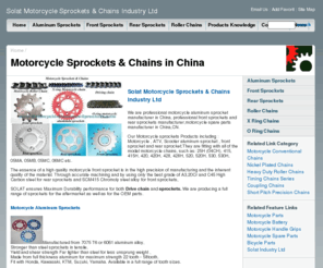 motorcycle-aluminum-sprockets.com: Motorcycle Sprockets,Motorcycle Chains,China Motorcycle sprockets and Chains Manufacturer,Exporter and Supplier
We are professional motorcycle sprockets and motorcycle chains supplier in China,such as: motorcycle aluminum sprockets,front sprockets,rear sprocket and all of the motorcycle chains.