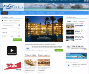 rivages-travel.com: Rivages Travel Agence de voyage Djerba tunisie :: Réservez vos vacances, voyages, séjours, clubs, hôtels, locations et vols en ligne.
Rivages Travel Agence de voyage djerba Tunisie:: Réservez vos vacances, voyages, séjours, clubs, hôtels, locations et vols en ligne.