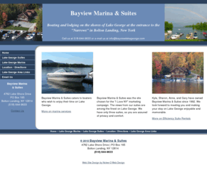 bayviewlakegeorge.com: Bayview Marina & Suites
...boating and lodging on the shores of Lake George at the entrance to the 