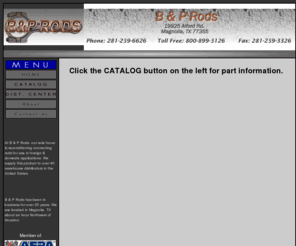 bprods.com: B and P Rods - engine rods reconditioned
B & P Rods, connecting rods, reconditioned connecting rods. Auto engines, marine engine, small engine, industrial engine, diesel engine, and foreign engine builders.