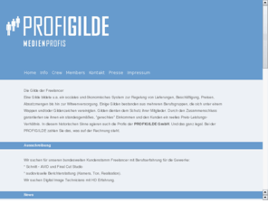 dieprofigilde.com: Medienpersonal
Medienpersonal; Medien; Personal; TV; Scheinselbststndigkeit; Freie Mitarbeit; Freier Mitarbeiter; Media; Film Crew; Tv Crew;