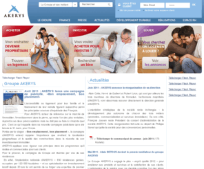 akeryspromotion.com: AKERYS - Groupe Immobilier : promotion immobilière, services immobiliers, logements neufs, courtage en assurances, crédits et produits financiers
Le Groupe AKERYS