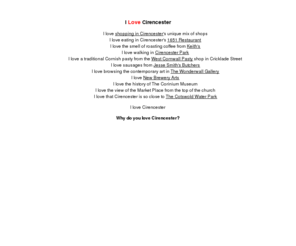 ilovecirencester.com: I Love Cirencester - Reasons to love Cirencester
I Love Cirencester - For everything you love about Cirencester in the Cotswolds