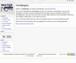 waterpedia.nl: Hoofdpagina - Waterpedia
