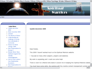 spiritualwarriors.nl: Spiritual Warriors - Community Portal for Warriors of the Ascended Masters
online new age community, people answering the call of the ascended master jesus christ, to be co-creators with god by manifesting the kingdom of heaven on earth.