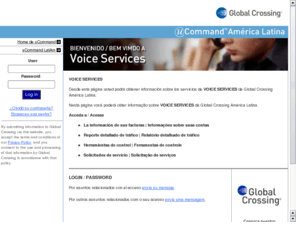 telefoniaimpsat.com: .: Global Crossing :.
Acceso a clientes de telefonia de Impsat