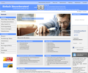 onlinesteuerrecht.com: Steuerberater und Steuerkanzlei im Internet
Steuerberatung und Steuerinformationen - qualitative Beratung online und bundesweit. Das Steuerbuero mit dem man Geld und Zeit sparen kann.