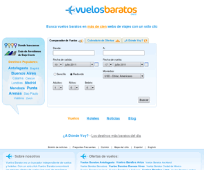 vuelosbaratos.cl: VUELOS BARATOS - Compara pasajes aereos desde Chile
Vuelos Baratos desde Chile, Ahorra tiempo y dinero con el comparador de pasajes baratos  más innovador y extenso de Chile.