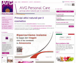 avg-personalcare.com: AVG: principi attivi naturali, sostanze, ingredienti, fragranze, aromi
AVG: principi attivi naturali, sostanze, ingredienti, fragranze, aromi per cosmetico, nutrizionale, farmaceutico, alimentare, household.